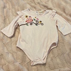 Toffee Apple pink owl bodysuit 18 months